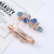 Barrettes Adult Headwear Women's Korean-Style Elegant Peacock Headdress Flower Rhinestone Hair Accessories Head Clip Hairpin Clip Spring Clip