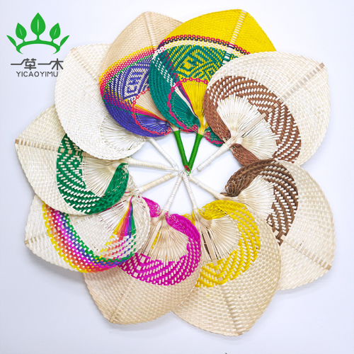 handmade characteristic peach-shaped bamboo fan summer fan artistic cool fan fresh creative hand fan