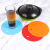 Silicone Placemat round Honeycomb Silicone Thermal Insulation Pad Non-Slip Placemat Heat Insulation Potholder Easy to Clean High Temperature Resistant