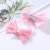 Korean Style Children's Bow Polka Dot Fringe Hairpin Little Girl Cute Decoration Duckbill Clip Activity Small Gift Wholesale