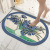 Oil Painting Style Bathroom Diatom Ooze Soft Mat Non-Slip Floor Mat Bathroom Absorbent Quick-Drying Foot Mat Doorway Toilet Mat