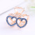 Korean Style Women's Love Alloy Rhinestone Hair Claws Clothing Accessory Clip Spring Butterfly Clip Ornament Wholesale