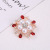 Korean Women's Diamond Brooch Alloy Plating Ladies Decoration Pin Banquet Clothing Accessories in Stock Wholesale