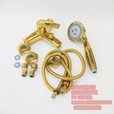 Copper Faucet Golden Shower Set Shower Accessories Bathroom Supplies Wholesale