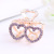 Korean Style Women's Love Alloy Rhinestone Hair Claws Clothing Accessory Clip Spring Butterfly Clip Ornament Wholesale