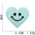 Spot Goods Starry Embroidered Cloth Stickers Love Smiley Face Gree Computer Emboridery Label Ironing Patch Color Heart Shape