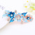 Spring New Hanging Rhinestone Barrettes Korean Style Fashion Girl Hairpin for Girlfriend Flower Core Barrettes Spring Clip