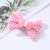 Korean Style Children's Bow Polka Dot Fringe Hairpin Little Girl Cute Decoration Duckbill Clip Activity Small Gift Wholesale