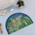 Oil Painting Style Bathroom Diatom Ooze Soft Mat Non-Slip Floor Mat Bathroom Absorbent Quick-Drying Foot Mat Doorway Toilet Mat