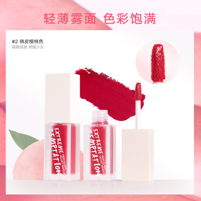 Music Flower/Music Flower Music Flower Super Charming Shiny Lip Gloss No Stain on Cup Liquid Lipstick Lip Gloss