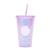 Factory Wholesale Cross-Border Gradually Studded Hand Cup Transparent Double-Layer Plastic Cup Portable Durian Cup