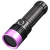 High Power Violet Flashlight UV Black Mirror Black Light Bulb 60W Wholesale Jewelry Fluorescent Anti-Counterfeiting Oil Stain Detection 365nm