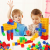 Educational Toys DIY Qisi Block Table Games Toys Building Blocks Environmental Protection Assembling Building Blocks