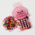 Cute Button Rabbit Bag Small Rubber Band Strong Pull Continuous Hair Band Korean Style Baby Hair Tie Disposable Rubber Band Wholesale