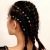 Dreadlocks Buckle Hair Extension Ring Wig Hollow Embossed Flower Tube Aluminum Ring Aluminum Wheels Hair Braid Cuff