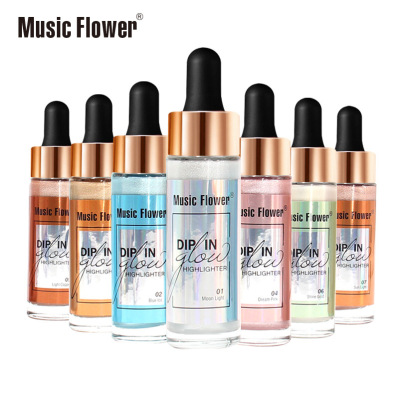 Music Flower Popular Eye Face Eye Brightener Stick Concealer Three-Dimensional Makeup 6 Colors in Stock Wholesale