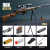 Super Large Handi Throw Shell 98K Sniper Rifle DIY Assembly Manual Pull Bolt Jump Shell Soft Elastic 130cm Projectile Toys
