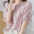 Design Short Sleeve Striped Shirt for Women 2022 Summer Casual Loose Drooping Top Breathable Cool Women's Clothing