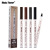 Music Flower Easy Painting Long Lasting Waterproof Tattoo Liquid Pattern Eyebrow Pencil Micro Carving Four Forks Eyebrow Pencil Free Eyebrow Stencil