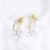 Sterling Silver Needle South Korea Dongdaemun Long Fringed Pearl Earrings Simple Special Interest Light Luxury High-Grade Ear Studs Earrings