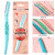 Factory Direct Sales Colorful Fenling Macro Protecting Wire Net Non-Slip Eye-Brow Knife Stainless Steel Blade Hair Trimmer Razor