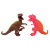 Amazon Best-Selling Cute Painted Dinosaur Pressure Reduction Toy TPR Material 2022 Exclusive for Cross-Border