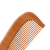 Natural Log Comb Peach Wood Household Comb with Handle Wide-Tooth Comb Fine Tooth Comb Can Print Logo