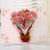 Teacher's Day Greeting Card Manufacturers Supply New Carnation Bouquet 3D Stereoscopic Greeting Cards Creative Paper Carving Gifts