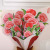 Teacher's Day Greeting Card Red Peonies Manufacturers Supply Paper Carving Art Thanksgiving Creative Folding Greeting Card