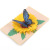New 3D Paper Carving Sunflower Butterfly Greeting Card Send Mother Message Card Blessing Card Stereoscopic Greeting Cards Factory Wholesale
