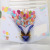 Teacher's Day Greeting Card Thanksgiving Creative Paper Carving Cute Balloon 3D 3D Factory Supply Blessing Heart Greeting Card