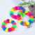 Colorful Soft Bracelet TPR Material TikTok Hot Style Color Random Elastic Skin-Friendly Cross-Border Decompression Bracelet Toy