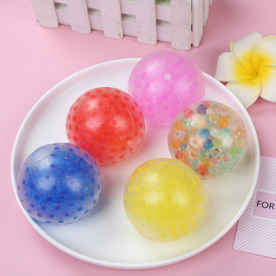 2022 Best-Selling Button in Europe and America Colorful Beads Ball TPR Material Decompression Toy Cross-Border Hot Selling Cross-Border Supply