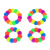 Colorful Soft Bracelet TPR Material TikTok Hot Style Color Random Elastic Skin-Friendly Cross-Border Decompression Bracelet Toy