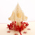 Creative Gift 3D Stereoscopic Greeting Cards Handmade Green Christmas Tree Logo Three-Dimensional Creativity Paper Carving Christmas Greeting Card