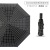 Automatic Umbrella Women's Dual-Use Simple Black and White Plaid Sun Protection UV Protection Student Sun Umbrella Folding