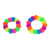 Colorful Soft Bracelet TPR Material TikTok Hot Style Color Random Elastic Skin-Friendly Cross-Border Decompression Bracelet Toy