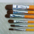 Boutique Wolf Hair Brush Set Art Broad Brush Comprising a Row of Penshaped Brushes Single Oil Painting Brush Pigment Pen Watercolor Pen Acrylic Painting Brush Single and Double Pen