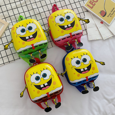 Foreign Trade Wholesale Kindergarten Backpack Cartoon Animation Pc Eggshell Bag Fashion Baby Accessories Backpack Live Supply
