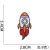 Spot Cartoon Astronaut Embroidered Cloth Stickers Rocket Patch Spaceship Computer Emboridery Label Ironing Embroidery Patch Decoration