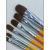 Boutique Wolf Hair Brush Set Art Broad Brush Comprising a Row of Penshaped Brushes Single Oil Painting Brush Pigment Pen Watercolor Pen Acrylic Painting Brush Single and Double Pen