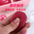 New Super Soft 4-Grid Transparent Pp Box Package Powder Puff Sponge Egg Bouncy Non-Stuck Pink Cosmetic Egg Suit with Storage Box