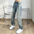 Autumn and Winter American Street Retro Tattered Jeans Jeans Men's Washed Distressed Hip Hop Loose Straight Pants Ins Fashion Brand