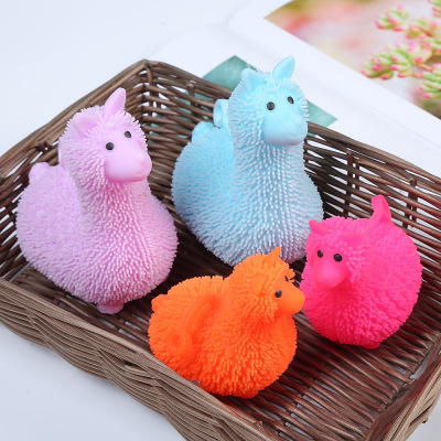 2022 Amazon Creative Best-Seller Stress Ball New Alpaca TPR Ball