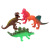 Amazon Best-Selling Cute Painted Dinosaur Pressure Reduction Toy TPR Material 2022 Exclusive for Cross-Border