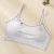 High School Student Underwear Female Junior High School Student Youth Development Girl Bra Pure Cotton Thin Big Breast Breast Contracting Bra