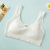 High School Student Underwear Female Junior High School Student Youth Development Girl Bra Pure Cotton Thin Big Breast Breast Contracting Bra