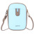  Pu Contrast Color Zipper Women's Bag  Mobile Phone Bag Trendy Women's Bags Crossbody Bag Mobile Phone Bag