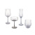 Valentine's Day Gift Wholesale Red Wine Glass Vertical Rib Pattern Cocktail Glass Ins Style Colorful Tulip Glass Cup Set