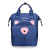 Multi-Purpose Mummy Bag Fashion Backpack Mom Backpack Mother and Baby Women's Bag Large Capacity Bear Nylon Cloth Multi-Pocket